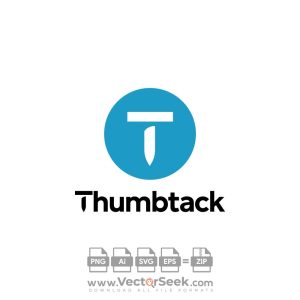 Thumbtack Logo Vector