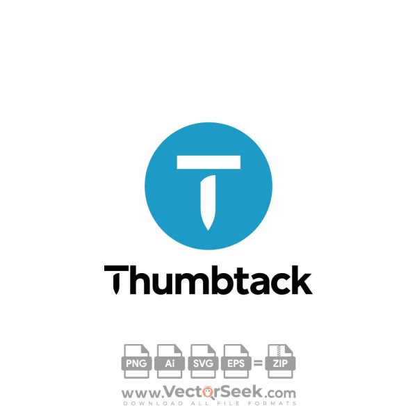 Thumbtack Logo Vector (.Ai .PNG .SVG .EPS Free Download)