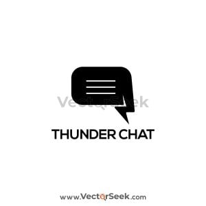 Thunder Chat Logo Template