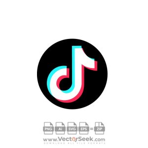 TikTok Logo Icon Vector