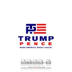 Trump Pence Logo Vector