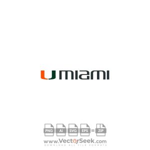 University of Miami Hurricanes Logo Vector