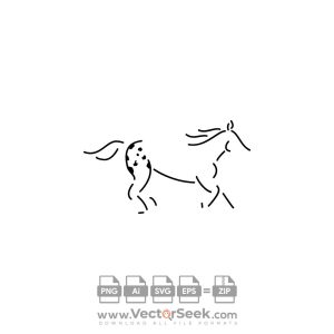 Walkaloosa Horse Ranch Logo Vector