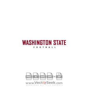Washington State Cougars Football Logo Vector