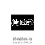 White Lion Logo Vector