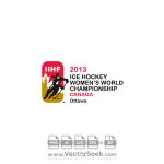 Womens World Hockey Championship 2013 Logo Vector