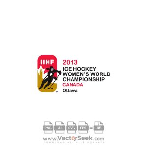 Womens World Hockey Championship 2013 Logo Vector
