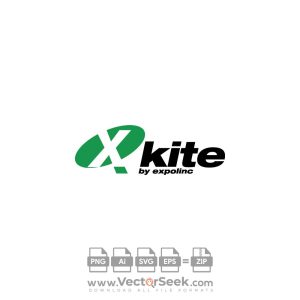 X Kite Logo Vector