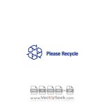 Please Recycle Logo Vector