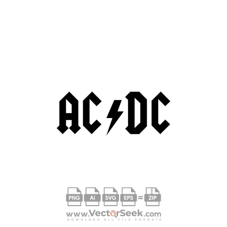 AC DC Logo Vector - (.Ai .PNG .SVG .EPS Free Download)