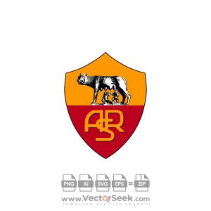 AS Roma Logo Vector