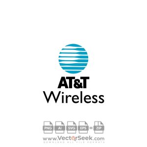 AT&T Wireless Logo Vector