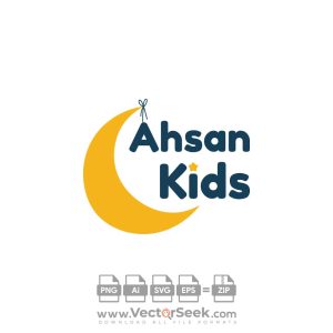 Ahsan Kids Logo Vector