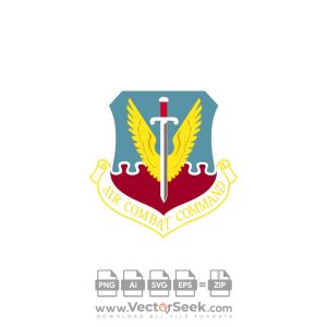 Air Combat Command Logo Vector