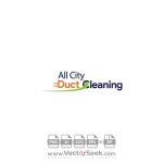 All City Duct Cleaning Logo Vector