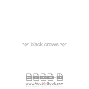 Black Crows Logo Vector