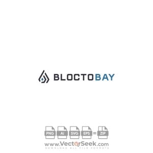 Bloctobay NFT Marketplace Logo Vector