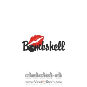 Bombshell Logo Vector