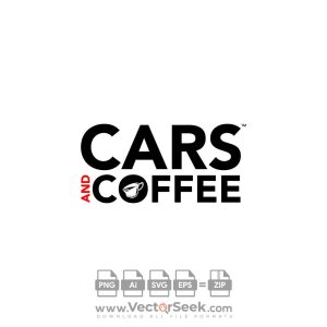 Cars and Coffee Logo Vector