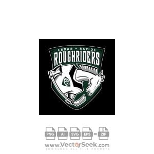 Cedar Rapids RoughRiders Logo Vector