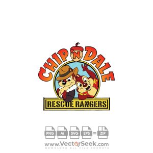 Chip n Dale Rescue Ranger Logo Vector