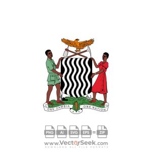 Coat of Arms of Zambia Logo Vector