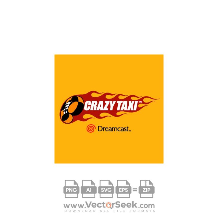 Crazy Taxi Logo Vector - (.Ai .PNG .SVG .EPS Free Download)