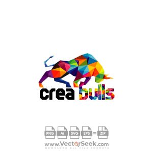 Crea Bulls Logo Vector