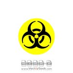 Danger Biological Hazard Logo Vector