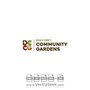DeKalb County Community Gardens Logo Vector
