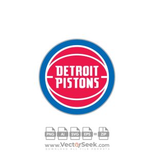 Detroit Pistons new 2017 Logo Vector