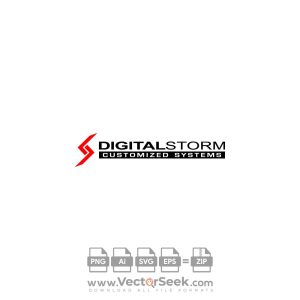 Digital Storm Logo Vector