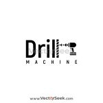 Drill Machine Logo Template