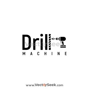 Drill Machine Logo Template 01