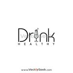 Drink Healthy logo template