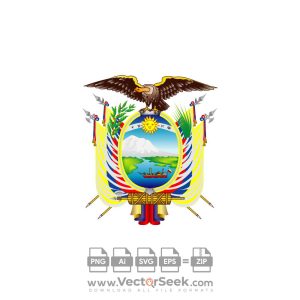 Ecuador Escudo Logo Vector