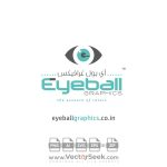 Eyeball Graphics Logo Vector