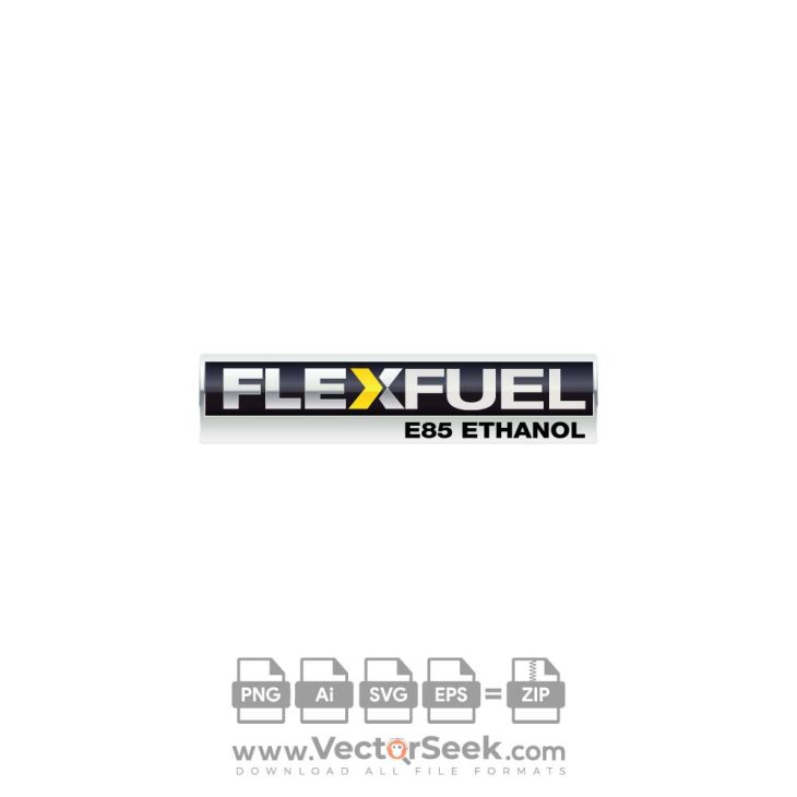 Flex Fuel E85 Ethanol Logo Vector