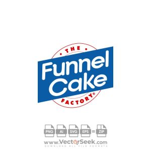 Funnel Cake Logo Vector