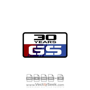 GS 30 Years Logo Vector