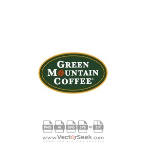 Green Mountain Coffee Logo Vector