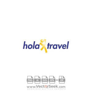 Hola Travel Logo Vector