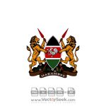 Kenya Coat of Arms Logo Vector