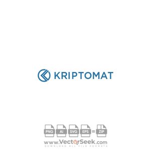 Kriptomat Coin Marketplace Logo Vector