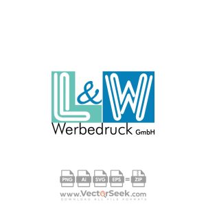 L&W Werbedruck GmbH Logo Vector