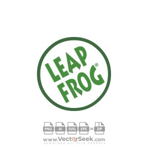 Leap Frog Logo Vector