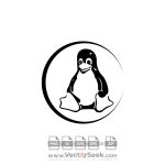 Linux Tux Logo Vector