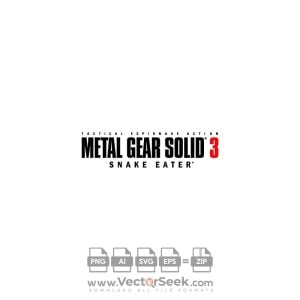 Metal Gear Solid 3 Snake Eater Logo Vector