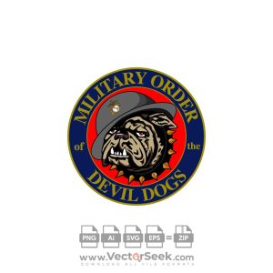 Military Order of the Devil Dogs Logo Vector