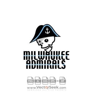 Milwaukee Admirals Logo Vector